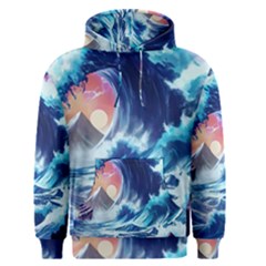 Storm Tsunami Waves Ocean Sea Nautical Nature Men s Core Hoodie by Jancukart