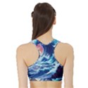 Storm Tsunami Waves Ocean Sea Nautical Nature Sports Bra with Border View2