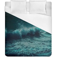 Waves Ocean Sea Tsunami Nautical 2 Duvet Cover (california King Size) by Jancukart