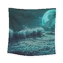 Waves Ocean Sea Tsunami Nautical 2 Square Tapestry (Small) View1