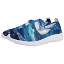 Tsunami Waves Ocean Sea Nautical Nature Water Moon Men s Slip On Sneakers View2