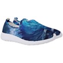 Tsunami Waves Ocean Sea Nautical Nature Water Moon Men s Slip On Sneakers View3