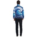 Tsunami Waves Ocean Sea Nautical Nature Water Moon Men s Bomber Jacket View4