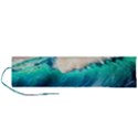 Tsunami Waves Ocean Sea Nautical Nature Water Art Ai Generated Roll Up Canvas Pencil Holder (L) View1