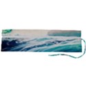 Tsunami Waves Ocean Sea Nautical Nature Water Art Ai Generated Roll Up Canvas Pencil Holder (L) View2