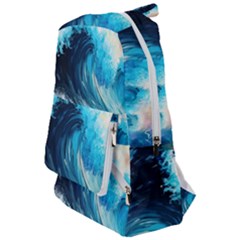 Tsunami Waves Ocean Sea Nautical Nature Water Arts Travelers  Backpack