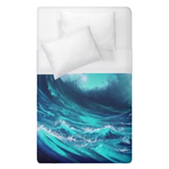 Tsunami Tidal Wave Ocean Waves Sea Nature Water Duvet Cover (single Size) by Jancukart