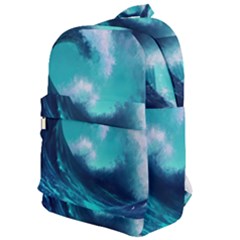 Tsunami Tidal Wave Ocean Waves Sea Nature Water Classic Backpack