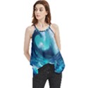 Tsunami Tidal Wave Ocean Waves Sea Nature Water Flowy Camisole Tank Top View1