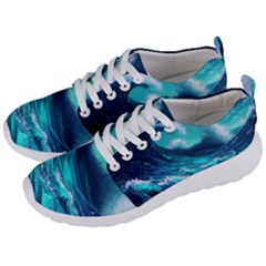 Tsunami Tidal Wave Ocean Waves Sea Nature Water Men s Lightweight Sports Shoes