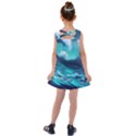 Tsunami Tidal Wave Ocean Waves Sea Nature Water Kids  Cross Back Dress View2