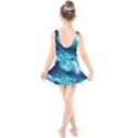 Tsunami Tidal Wave Ocean Waves Sea Nature Water Kids  Skater Dress Swimsuit View2