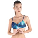 Tsunami Tidal Wave Ocean Waves Sea Nature Water Tie Up Cut Bikini Top View1