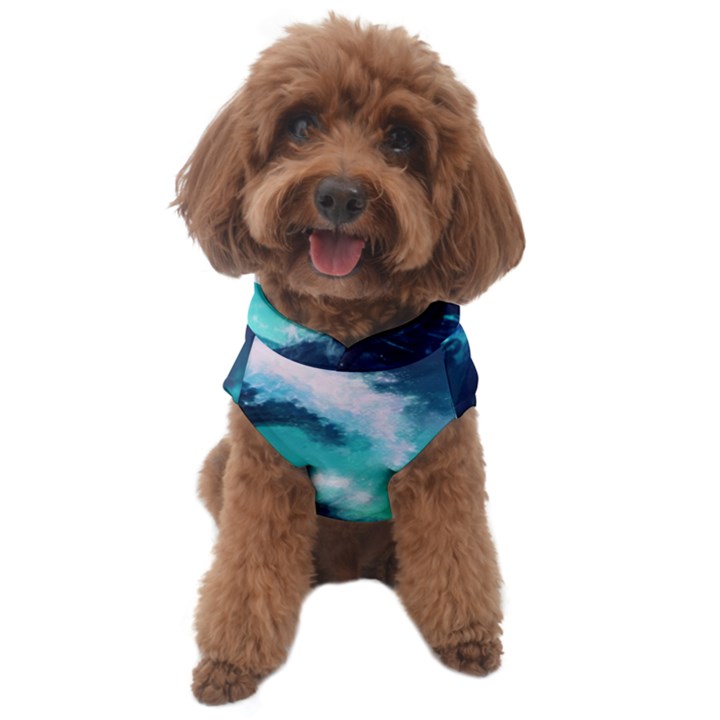 Tsunami Tidal Wave Ocean Waves Sea Nature Water Dog Sweater