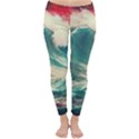 Storm Tsunami Waves Ocean Sea Nautical Nature 2 Classic Winter Leggings View1