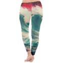 Storm Tsunami Waves Ocean Sea Nautical Nature 2 Classic Winter Leggings View4