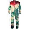 Storm Tsunami Waves Ocean Sea Nautical Nature 2 OnePiece Jumpsuit (Men) View2