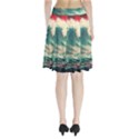 Storm Tsunami Waves Ocean Sea Nautical Nature 2 Pleated Skirt View2