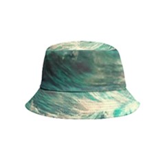 Storm Tsunami Waves Ocean Sea Nautical Nature 2 Bucket Hat (kids) by Jancukart