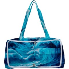 Waves Ocean Sea Tsunami Nautical 3 Multi Function Bag by Jancukart