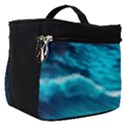 Waves Ocean Sea Tsunami Nautical 3 Make Up Travel Bag (Small) View1