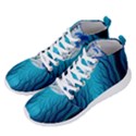 Forrest Jungle Blue Artwork Men s Lightweight High Top Sneakers View2