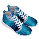 Forrest Jungle Blue Artwork Men s Lightweight High Top Sneakers View3