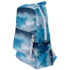 Thunderstorm Storm Tsunami Waves Ocean Sea Travelers  Backpack