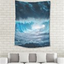 Thunderstorm Storm Tsunami Waves Ocean Sea Medium Tapestry View2