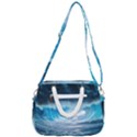 Thunderstorm Storm Tsunami Waves Ocean Sea Rope Handles Shoulder Strap Bag View3