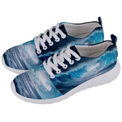 Thunderstorm Storm Tsunami Waves Ocean Sea Men s Lightweight Sports Shoes by Jancukart