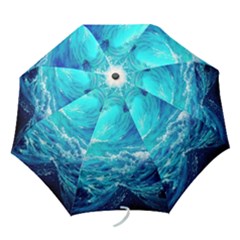 Tsunami Waves Ocean Sea Nautical Nature Water Nature Folding Umbrellas