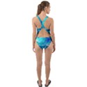 Tsunami Waves Ocean Sea Nautical Nature Water Nature Cut-Out Back One Piece Swimsuit View2