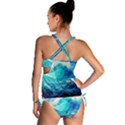 Tsunami Waves Ocean Sea Nautical Nature Water Nature Tankini Set View2