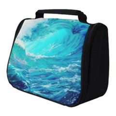 Tsunami Waves Ocean Sea Nautical Nature Water Nature Full Print Travel Pouch (small)