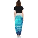 Tsunami Waves Ocean Sea Nautical Nature Water Nature Women s Tapered Pants View2