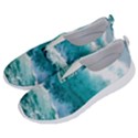 Waves Ocean Sea Tsunami Nautical 4 No Lace Lightweight Shoes View2