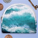 Waves Ocean Sea Tsunami Nautical 4 Horseshoe Style Canvas Pouch View1