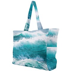 Waves Ocean Sea Tsunami Nautical 4 Simple Shoulder Bag