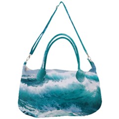 Waves Ocean Sea Tsunami Nautical 4 Removable Strap Handbag