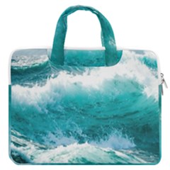 Waves Ocean Sea Tsunami Nautical 4 Macbook Pro 13  Double Pocket Laptop Bag