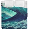 Waves Ocean Sea Tsunami Nautical Duvet Cover Double Side (King Size) View2