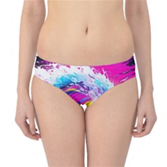 Tsunami Waves Ocean Sea Nautical Nature Water Blue Water Hipster Bikini Bottoms by Jancukart