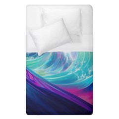 Waves Ocean Sea Tsunami Nautical Nature Water Duvet Cover (single Size) by Jancukart