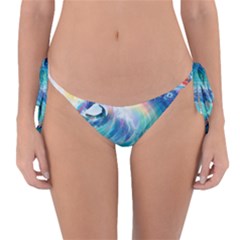 Waves Ocean Sea Tsunami Nautical Nature Water Reversible Bikini Bottoms