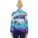 Waves Ocean Sea Tsunami Nautical Nature Water Womens Long Sleeve Shirt View2