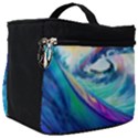 Waves Ocean Sea Tsunami Nautical Nature Water Make Up Travel Bag (Big) View1