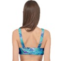 Waves Ocean Sea Tsunami Nautical Nature Water Cage Up Bikini Top View2