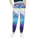 Waves Ocean Sea Tsunami Nautical Nature Water Women s Tapered Pants View1