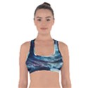 Tsunami Waves Ocean Sea Nautical Nature Water 4 Cross Back Sports Bra View1